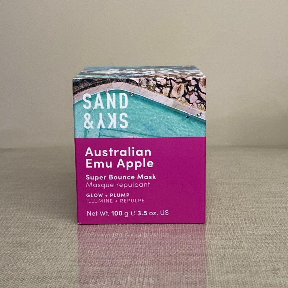 Sand & Sky Australian Emu Apple Super Bounce Mask Glow + Plump NIB 3.5 oz